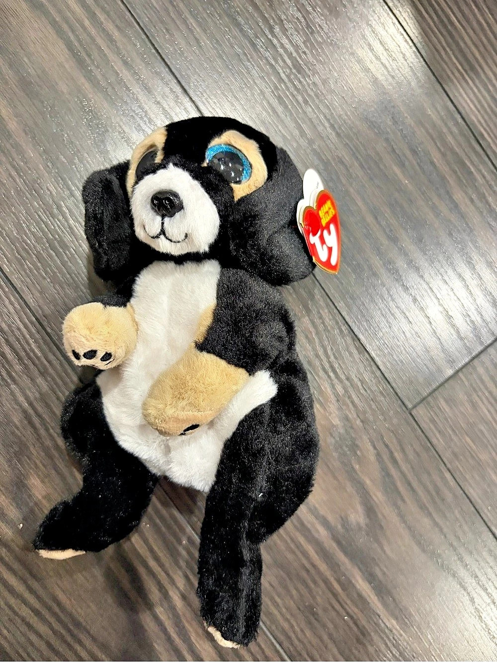 Ty Ranger the Dog Black & White Plush